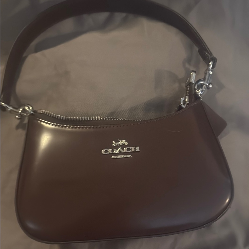Coach Brown Leather Shoulder Bag